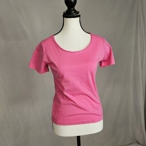 NWT Charlotte Italy Pink Size Medium Tee Shirt
